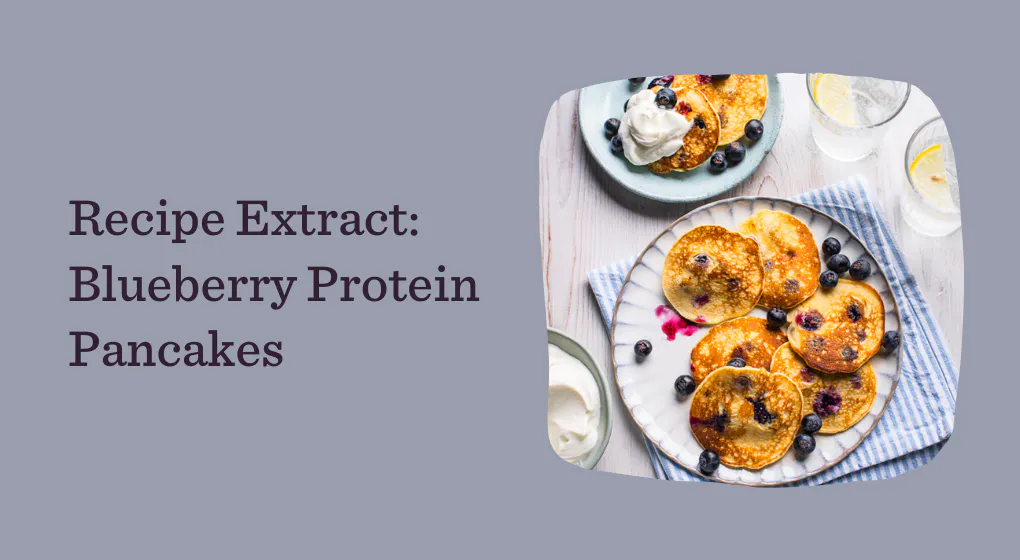 Blueberry Protein Pancakes