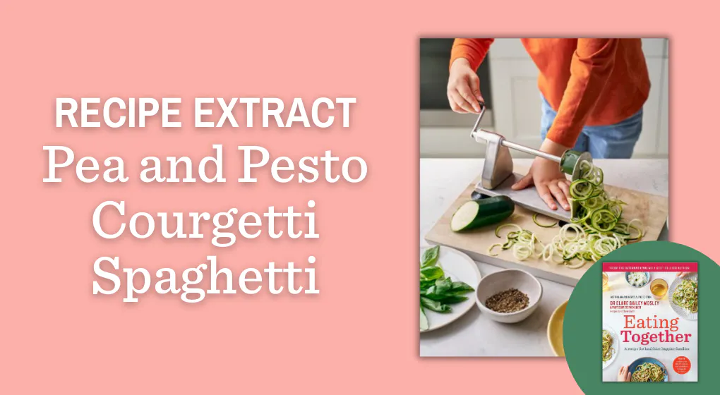 Pea and Pesto Courgetti Spaghetti