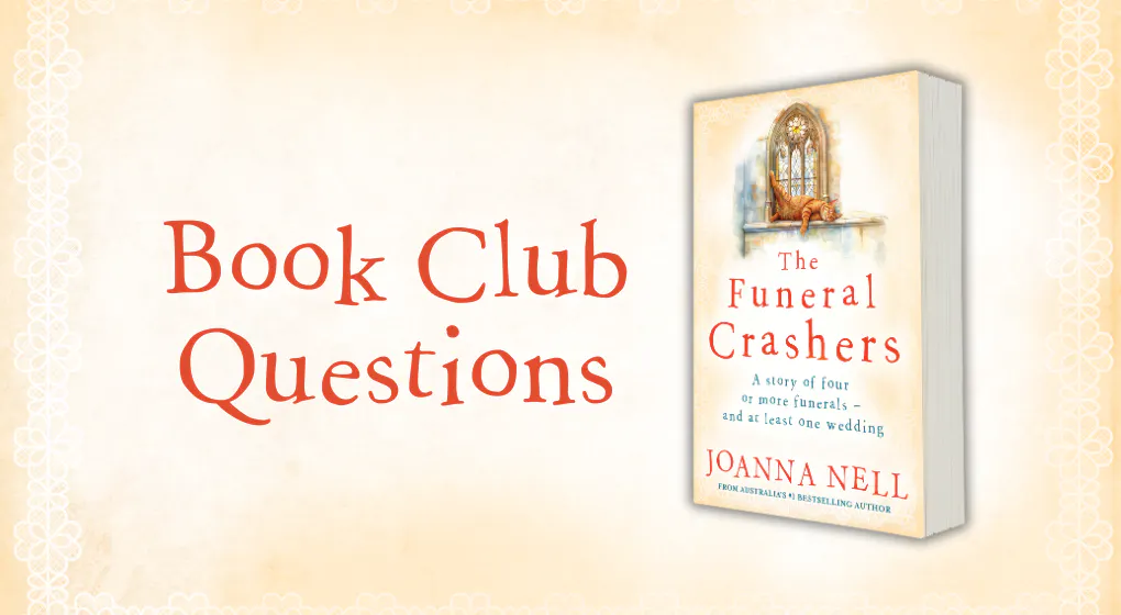 Book club questions for The Funeral Crashers