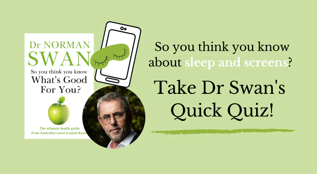 Quiz: Sleep, screens, and social media