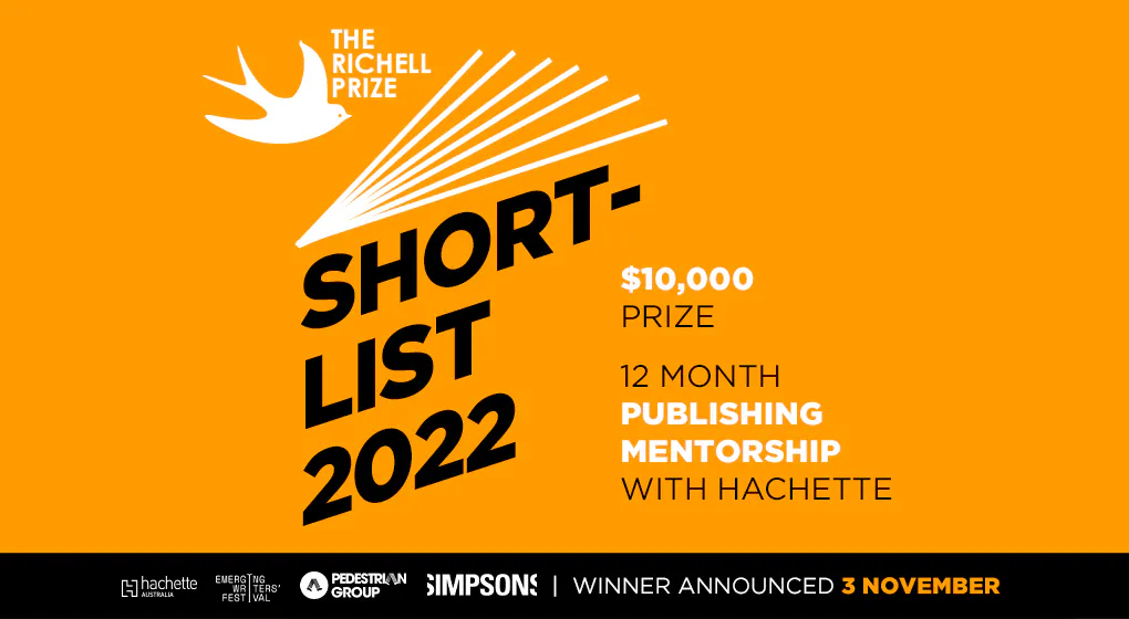Richell Prize for Emerging Writers 2022 - Shortlist Announcement