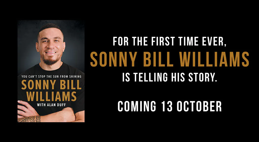 Sonny Bill Williams’ 1M Instagram followers are the first to preview his official book trailer
