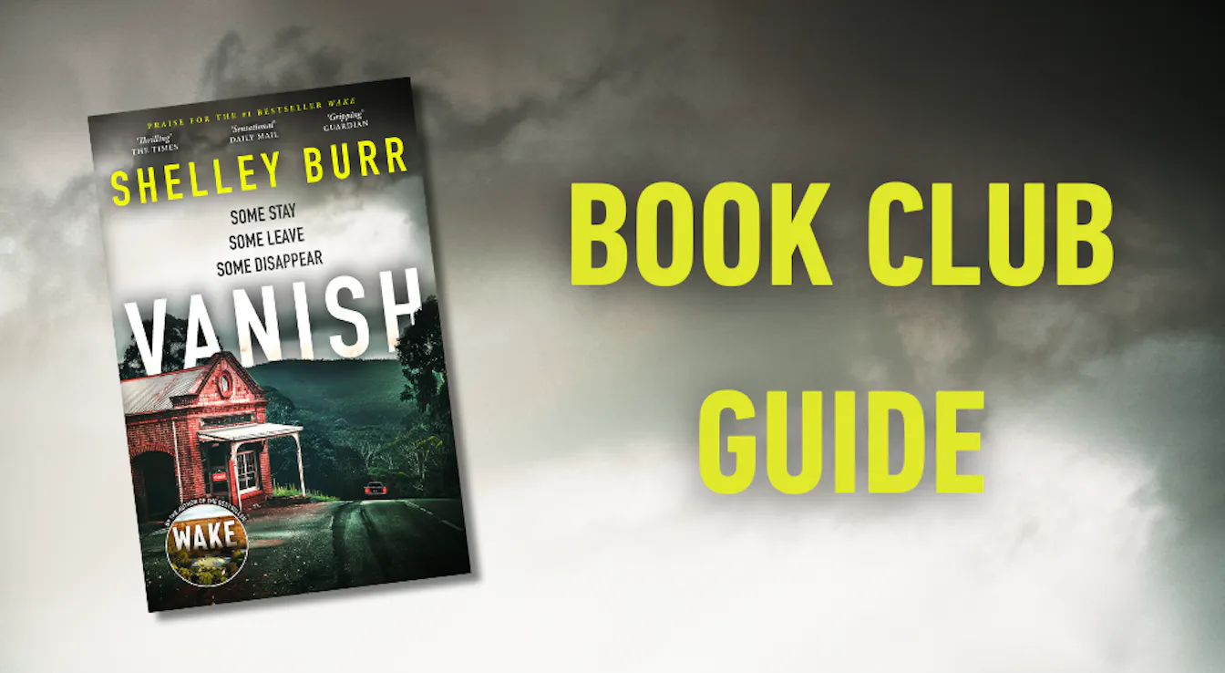 Book Club questions for VANISH