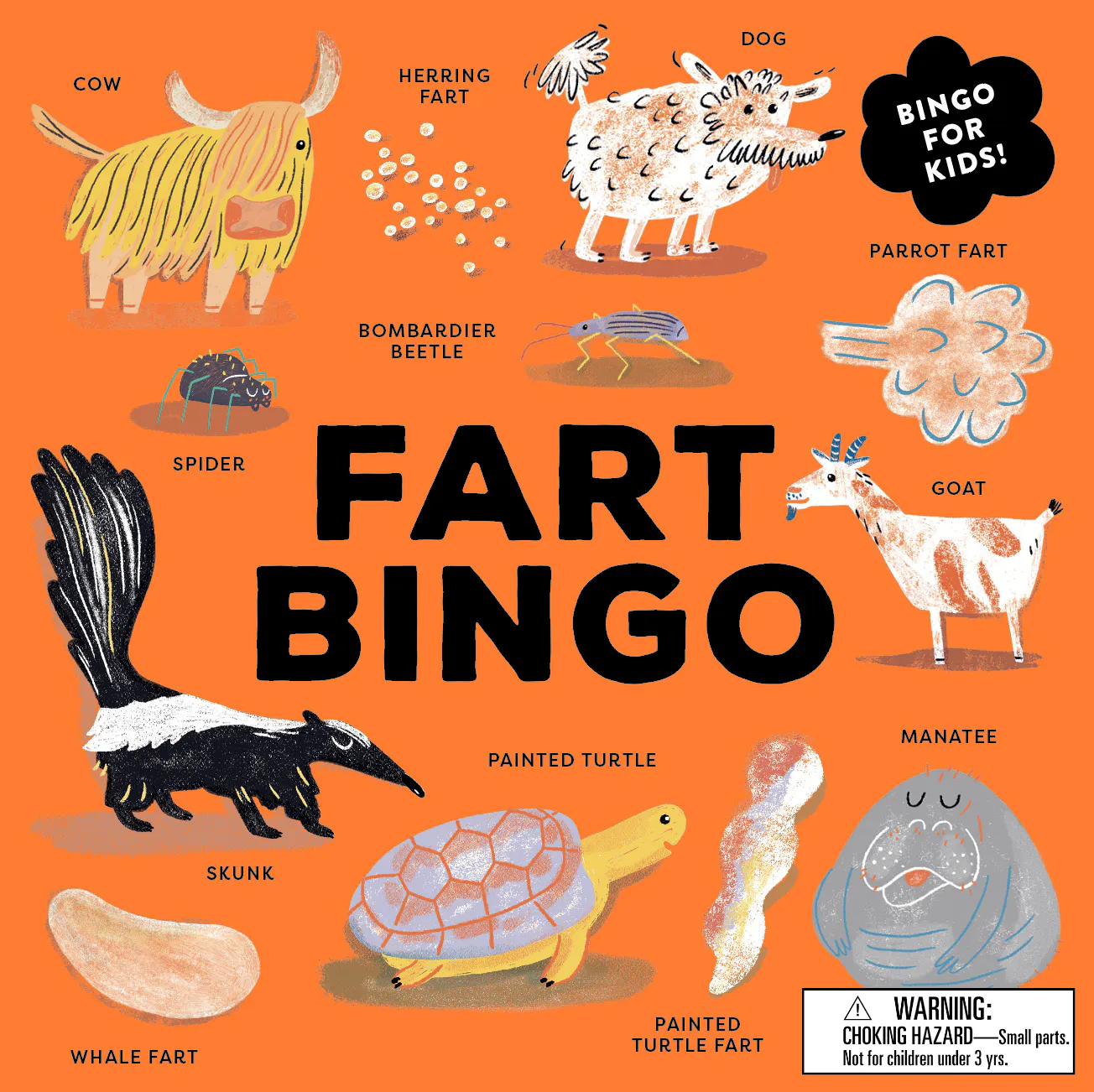 Fart Bingo by Nicholas M. Caruso and Danielle Rabaiotti, illustrated by Claudia Boldt