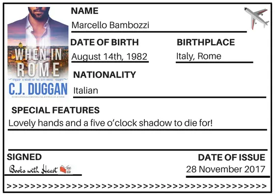 WHEN IN ROME PASSPORT