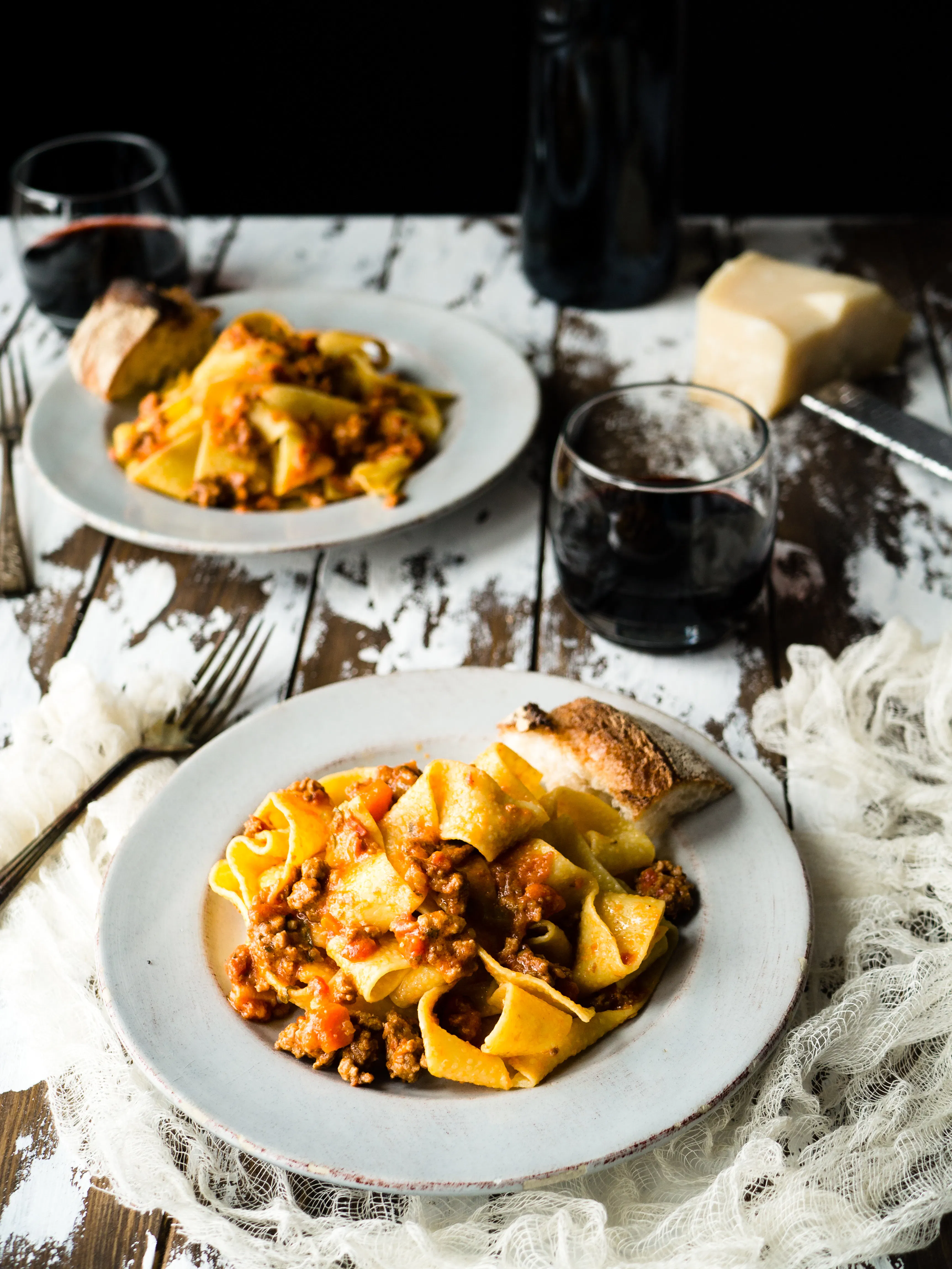 Pasta and Wine