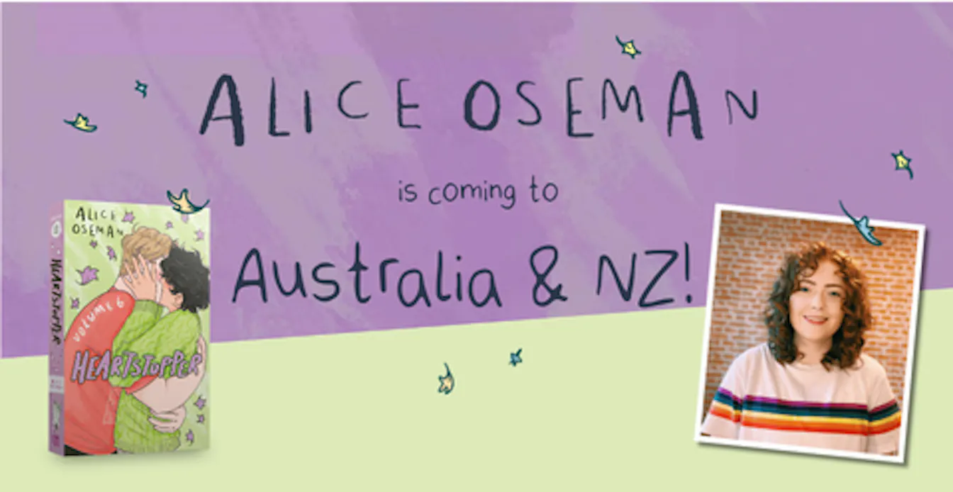 Alice Oseman is coming to ANZ!