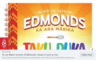 Classic children's cook book now in te reo Māori | RNZ Saturday Morning