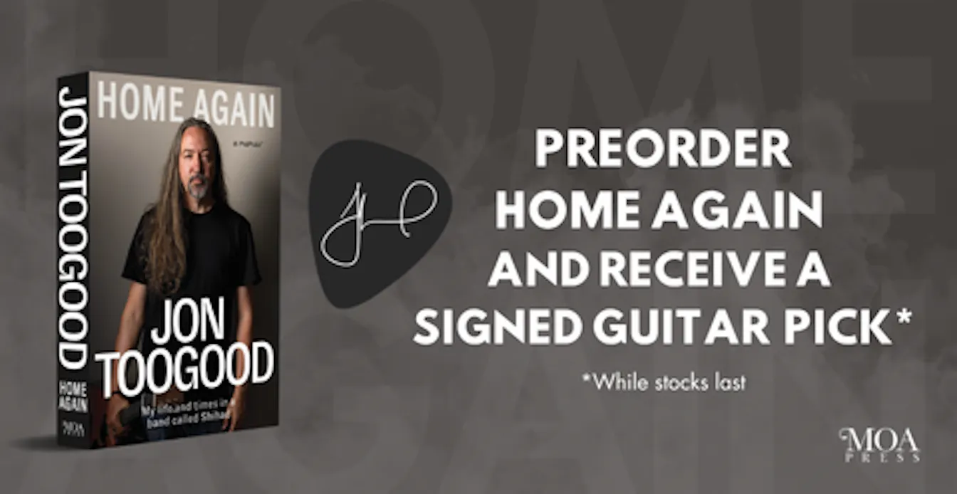 Preorder Home Again and receive a signed guitar pick!