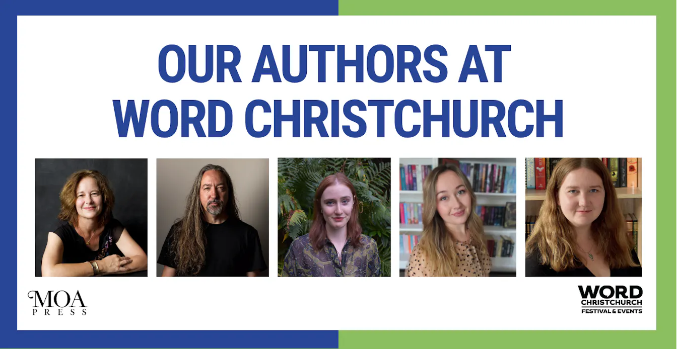 Our authors at WORD Christchurch
