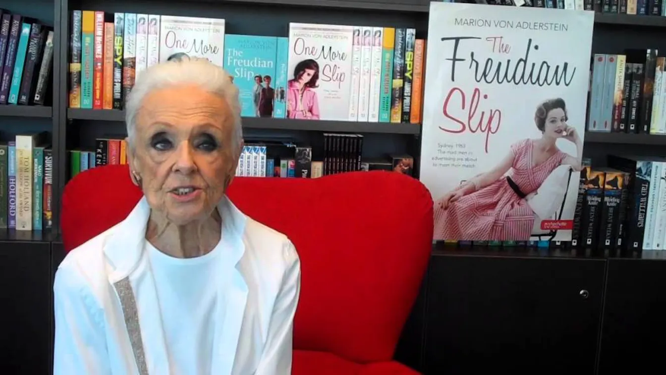 Marion von Adlerstein, author of 'One More Slip' on fashion of yesteryear