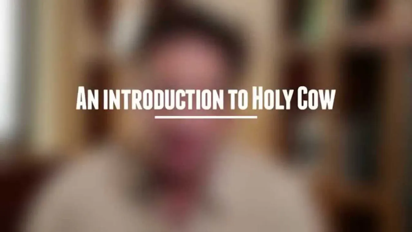 An introduction to HOLY COW! by David Duchovny