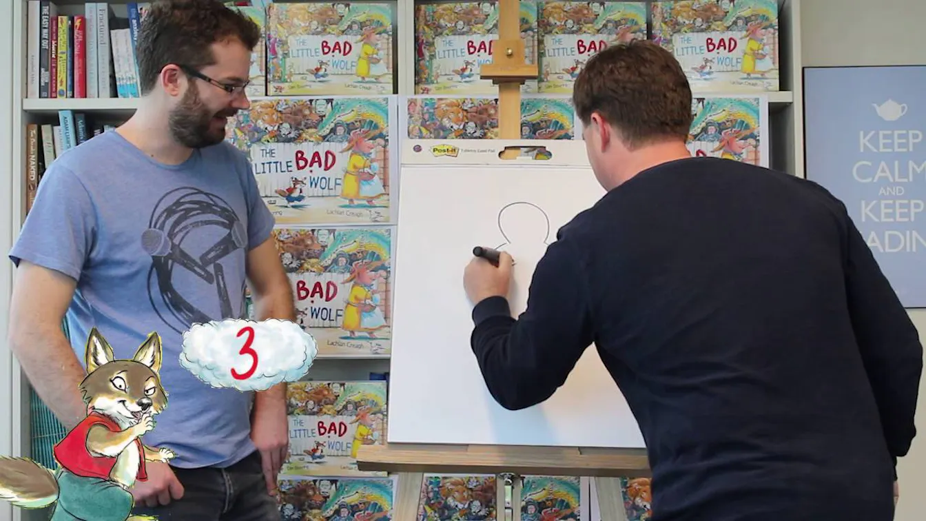 Fun with Lachlan & Sam | Authors of THE LITTLE BAD WOLF