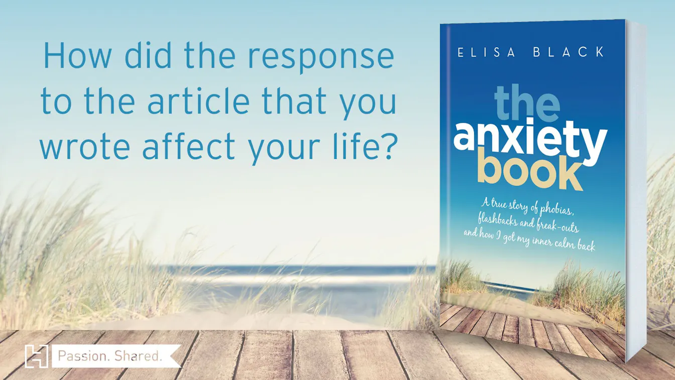 Author Elisa Black on the article that changed her life | The Anxiety Book